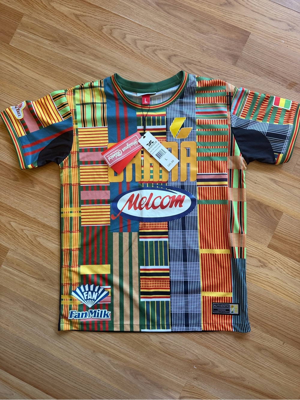GHANA 🇬🇭 WORLD CUP SOCCER JERSEY SIZE BOYS LARGE HEADGEAR CLASSICS 🔥 $85👈🏼👈🏼👈🏼